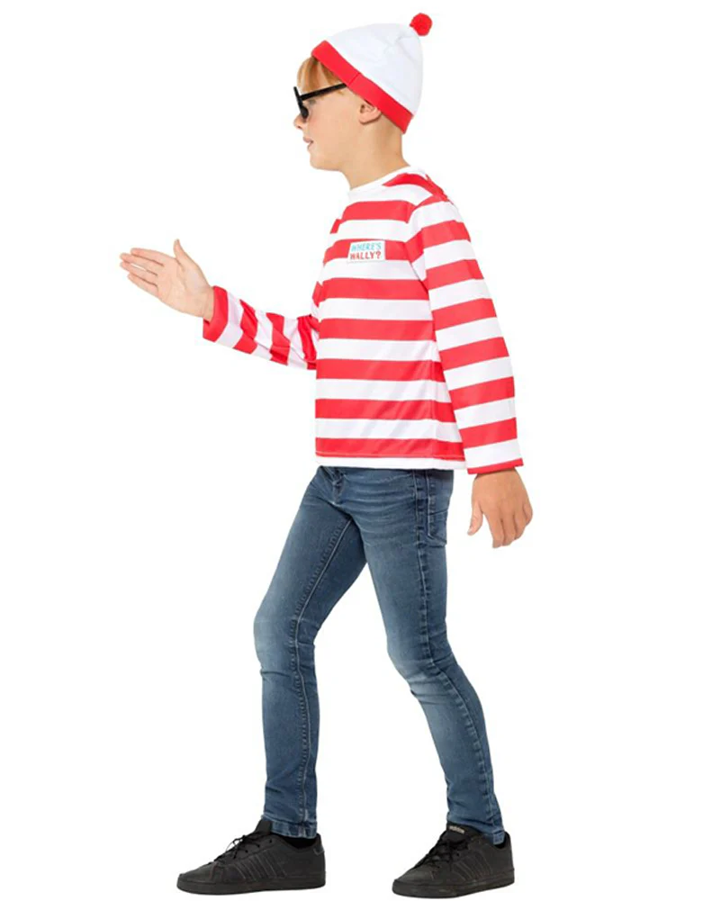 Wheres Wally Kids Top Glasses and Hat Book Week Kit - Image 3