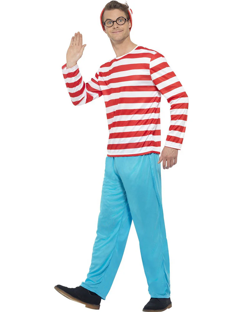 Wheres Wally Mens Book Week Costume