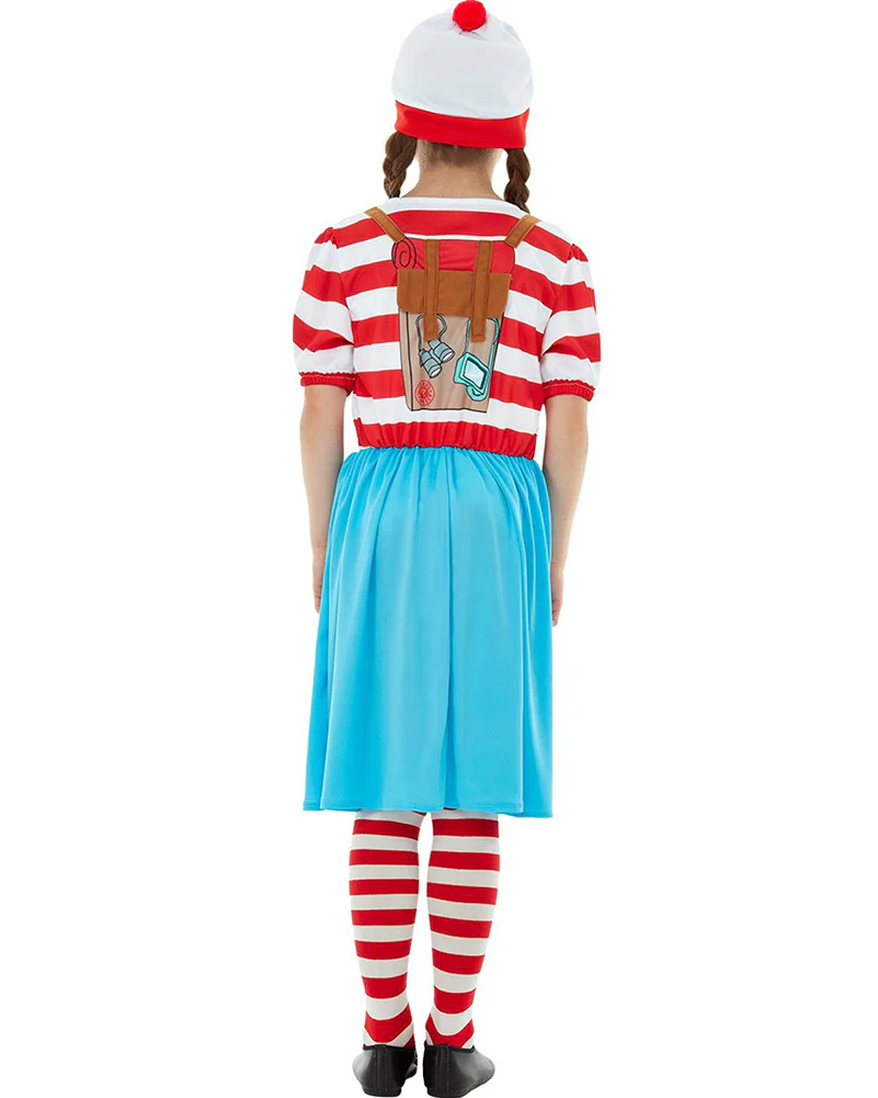 Wheres Wally Wenda Deluxe Girls Book Week Costume - Image 3