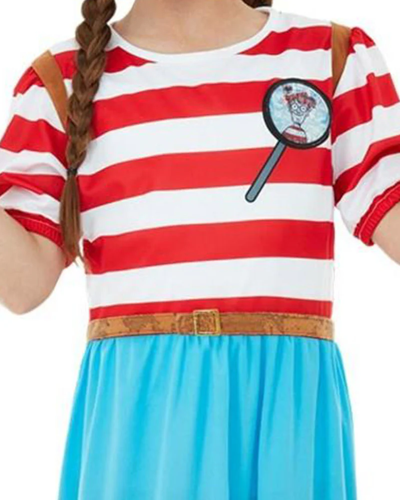 Wheres Wally Wenda Deluxe Girls Book Week Costume - Image 5