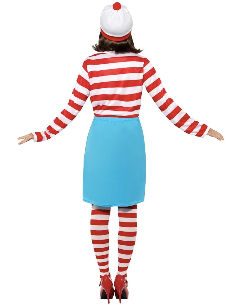 Wheres Wally Wenda Womens Plus Size Book Week Costume - Image 3