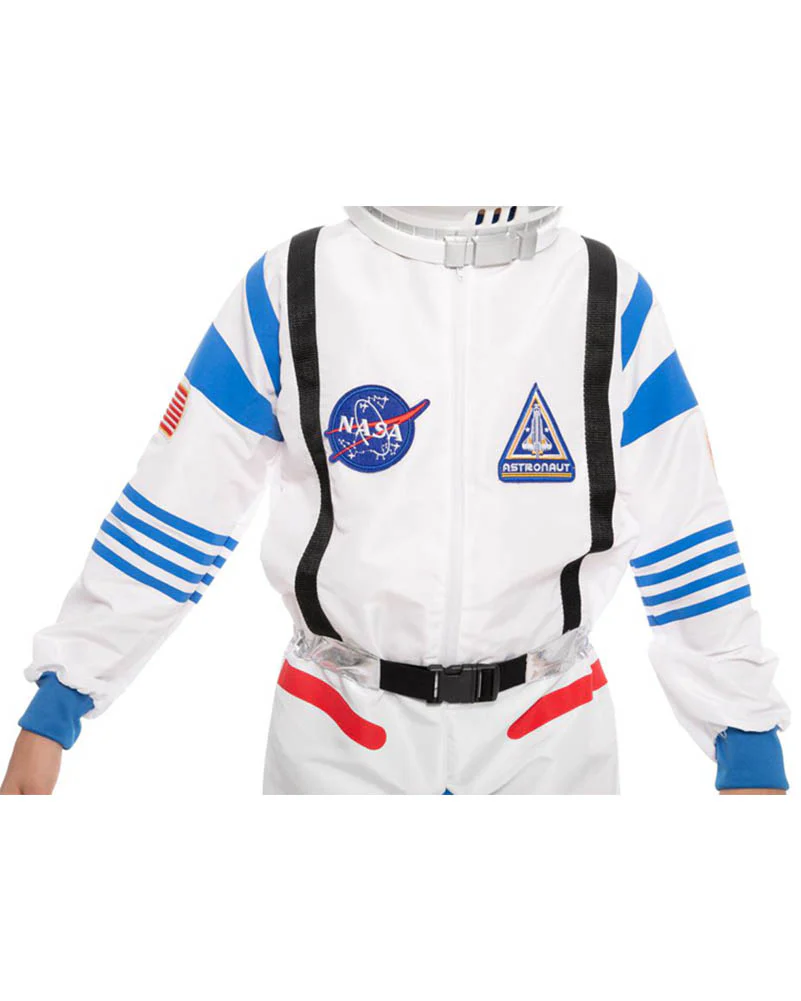 White and Blue Astronaut Boys Costume - Image 6