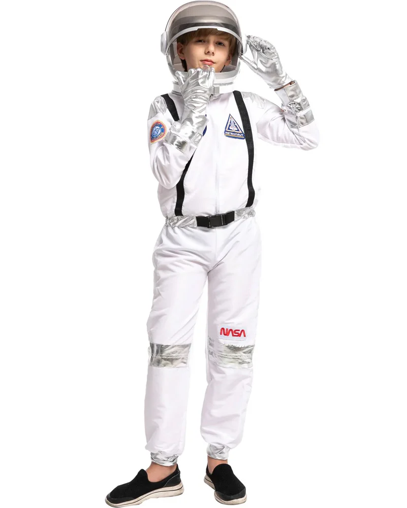 White Astronaut Premium Kids Costume - Image 4