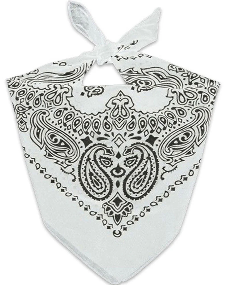 White Cowboy Bandana