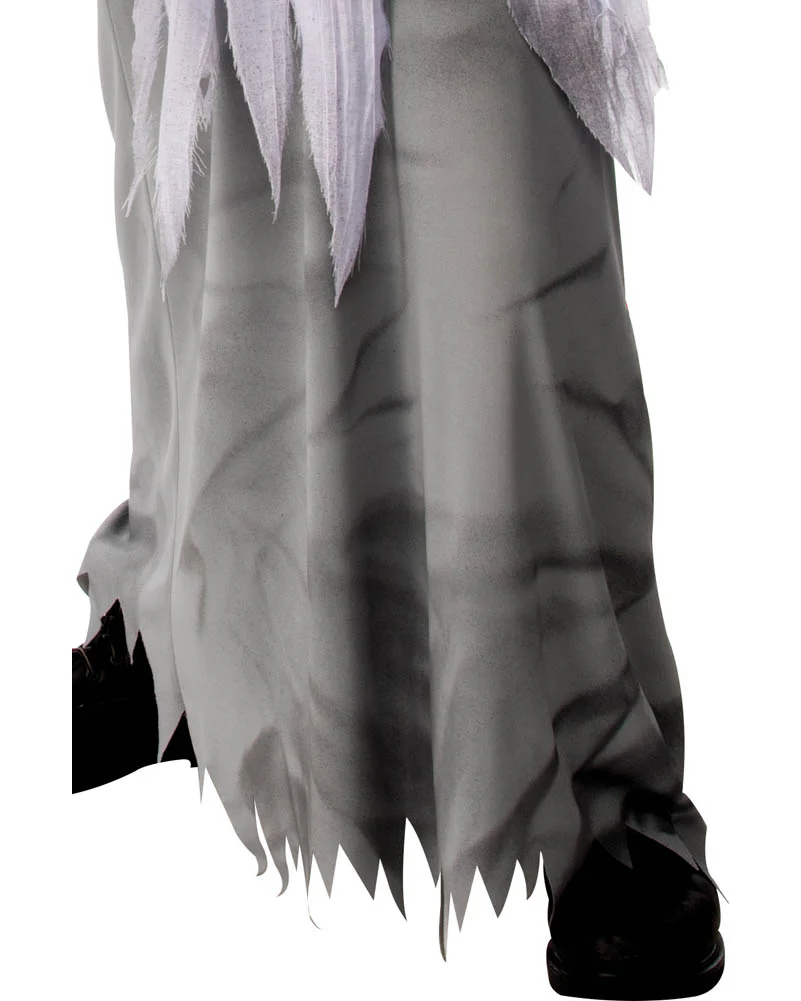 White Hooded Demon Kids Costume - Image 3