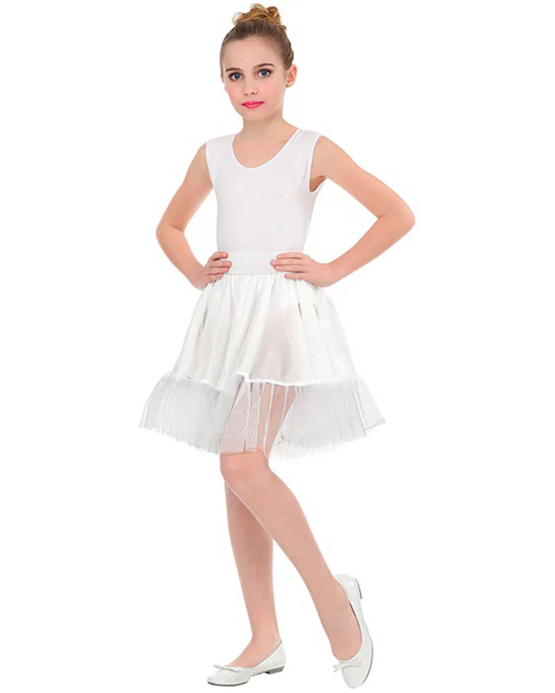 White Kids Petticoat - Image 2