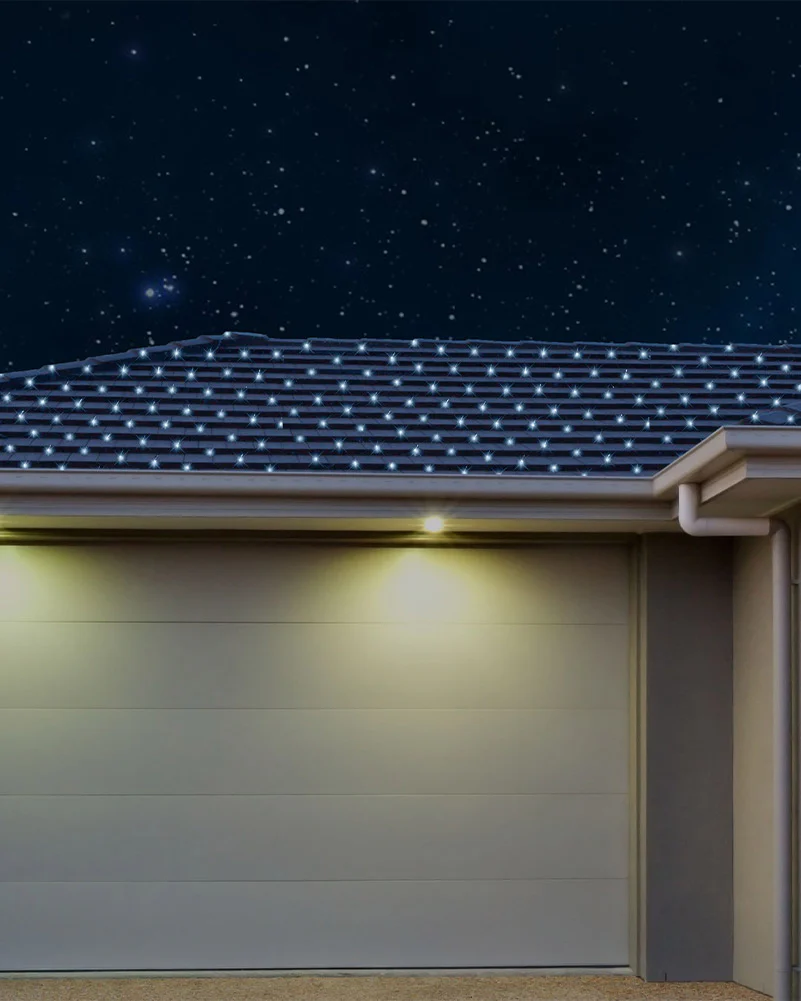 White Solar 1200 Piece Net Lights 10m x 2.6m - Image 4