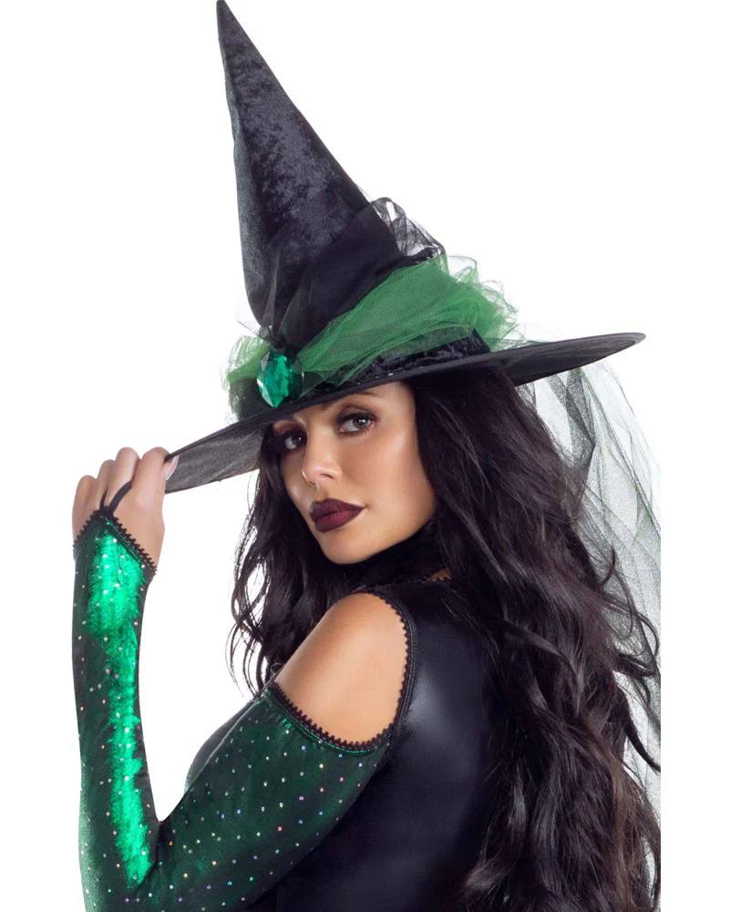 Wicked Emerald Witch Premium Womens Costume - Image 4