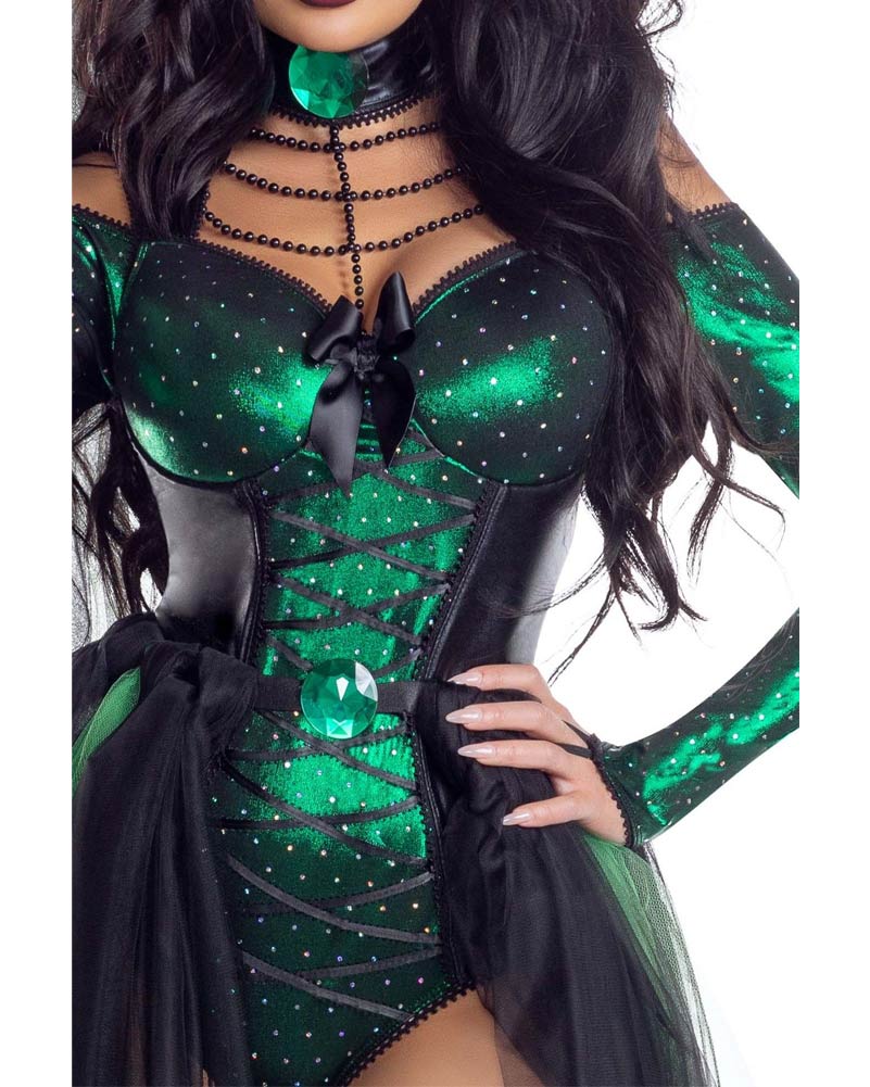 Wicked Emerald Witch Premium Womens Costume - Image 5