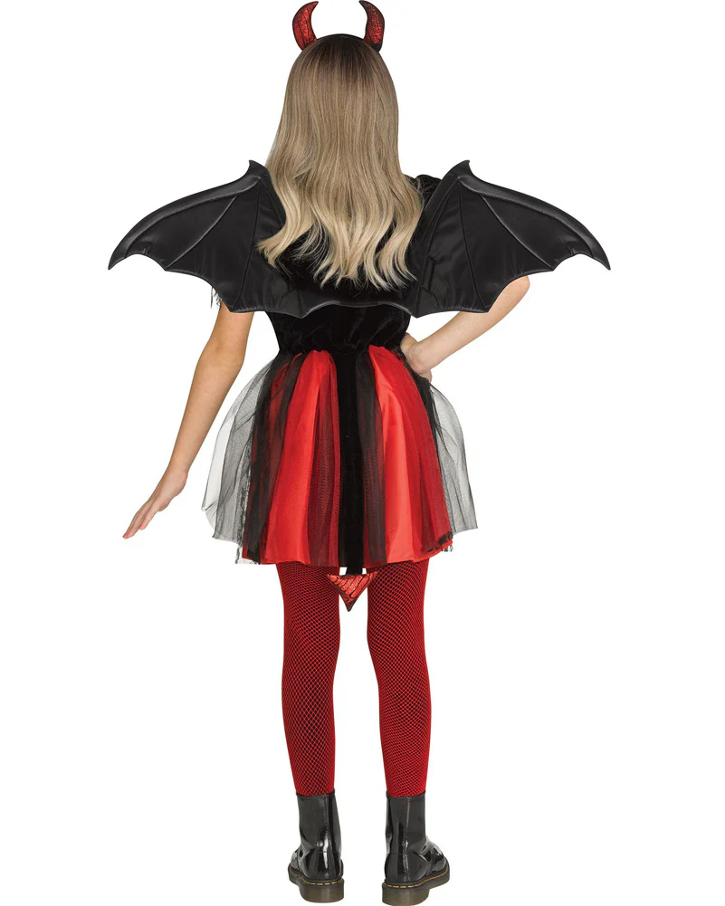 Winged Devil Girls Costume - Image 3