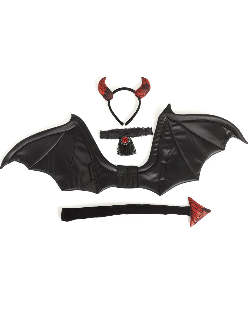 Winged Devil Girls Costume - Image 9