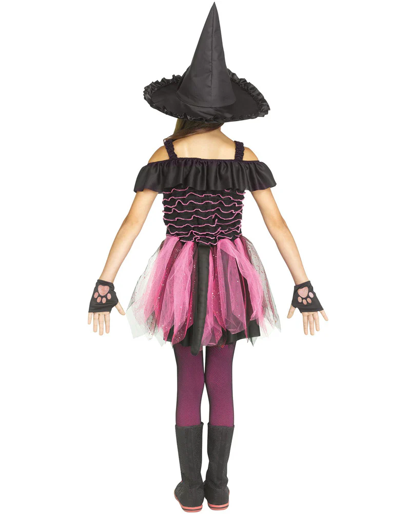 Witchy Kitty Girls Costume - Image 2