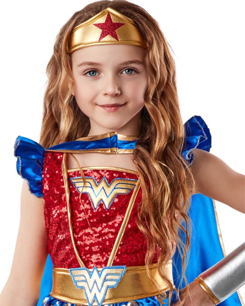 Wonder Woman Deluxe Girls Costume - Image 3