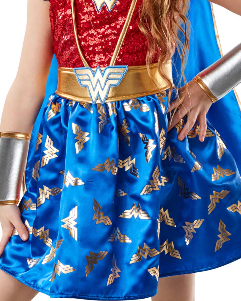 Wonder Woman Deluxe Girls Costume - Image 4
