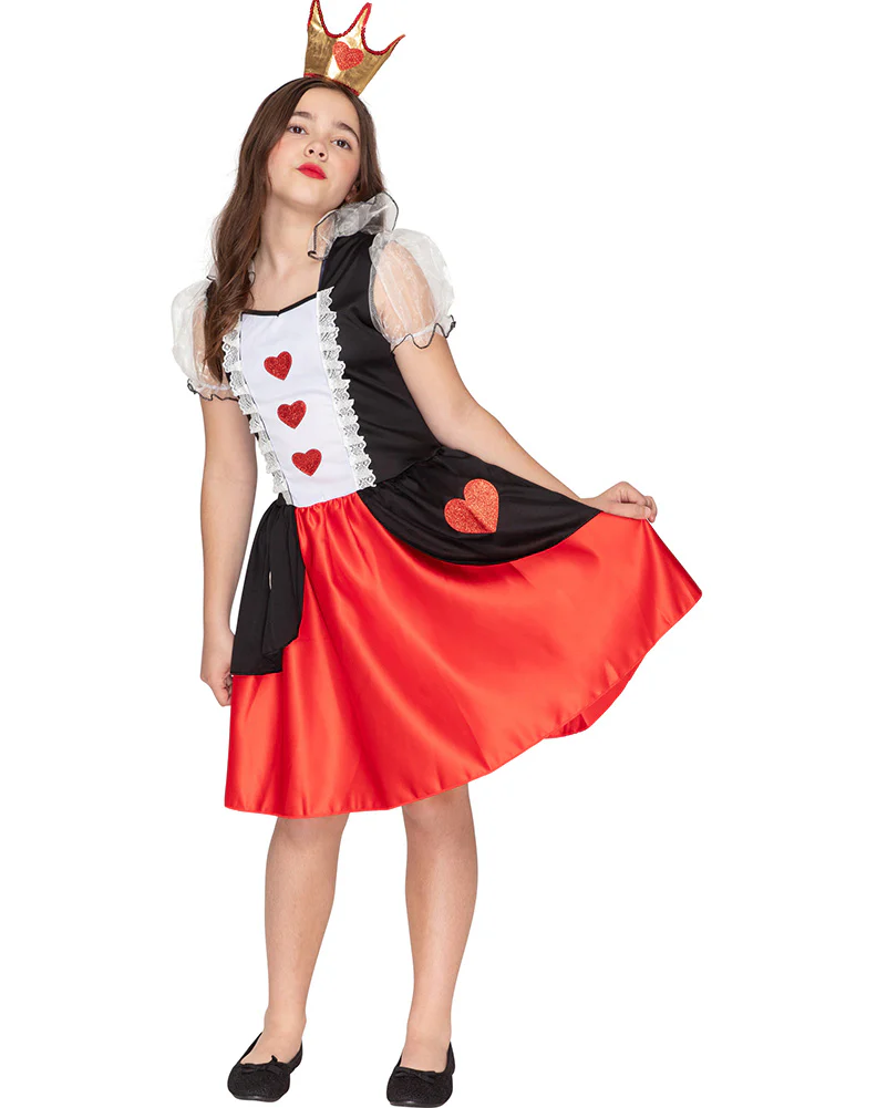Wonderland Queen of Hearts Deluxe Toddler Book Week Costume - Image 3
