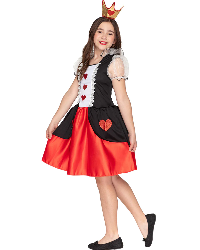 Wonderland Queen of Hearts Deluxe Toddler Book Week Costume - Image 4