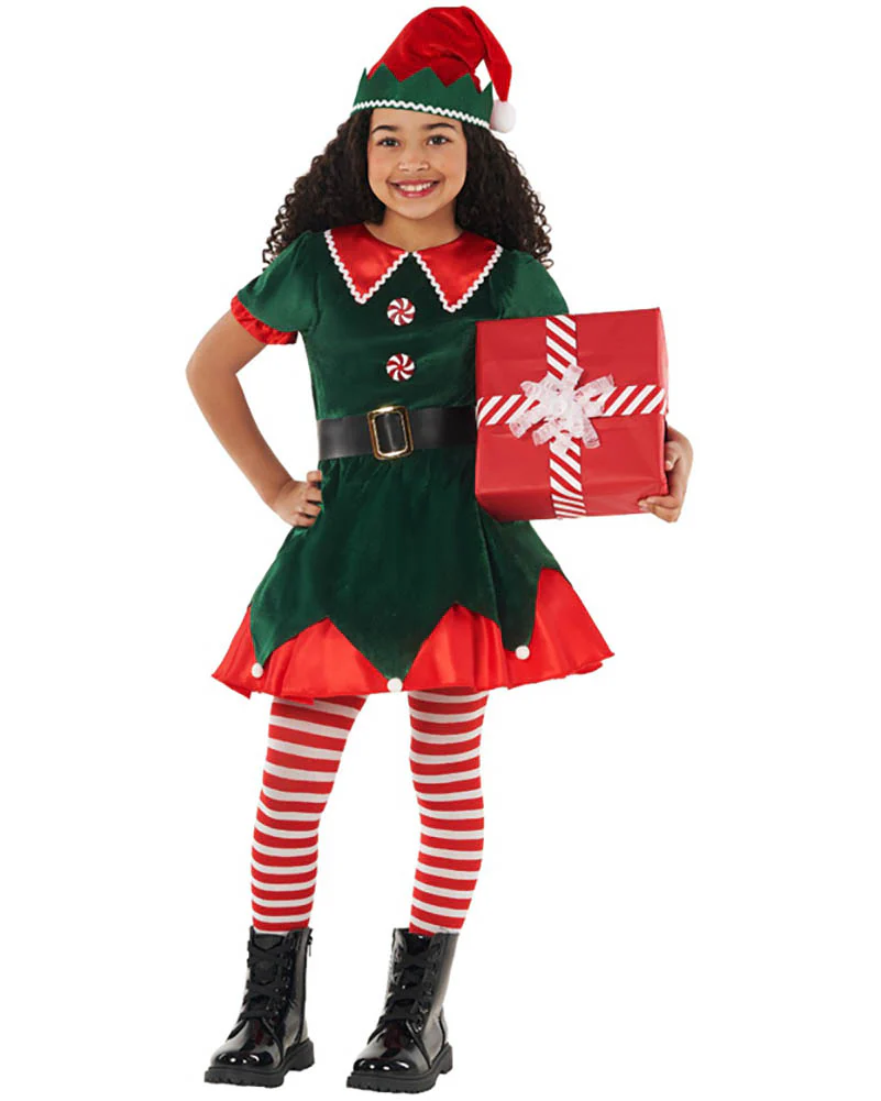 Workshop Elf Dress Girls Costume - Image 4