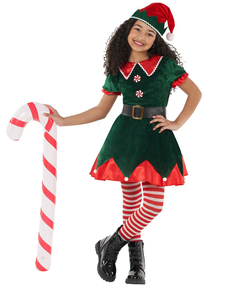 Workshop Elf Dress Girls Costume - Image 5