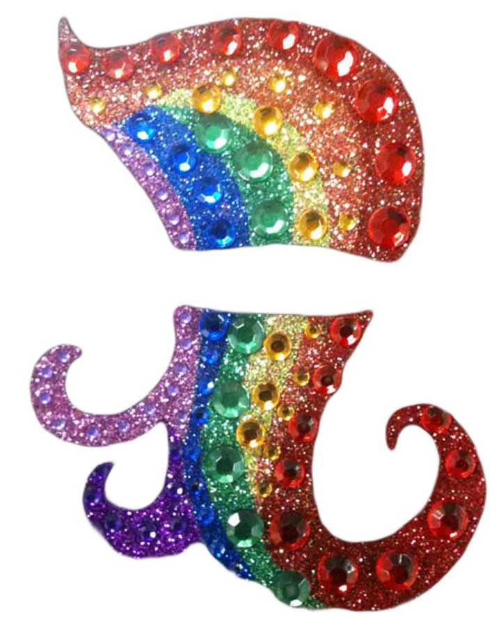 Xotic Eyes Rainbow Half Mask - Image 2