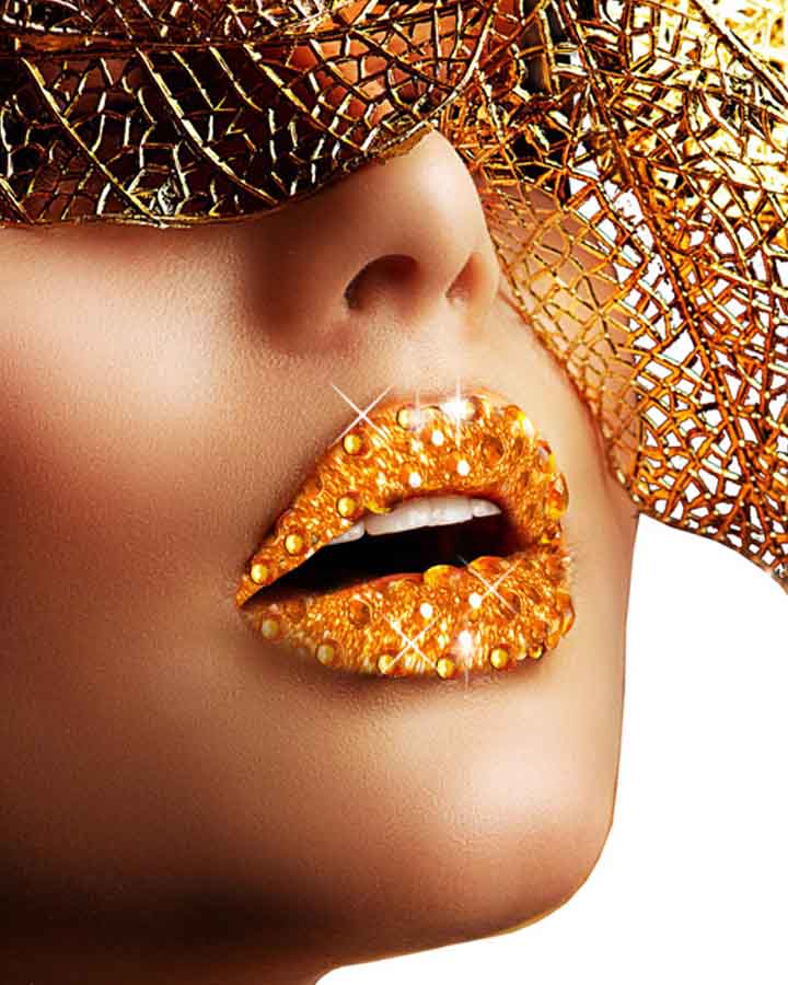 Xotic Gold Kisses Lips Kit - Image 2