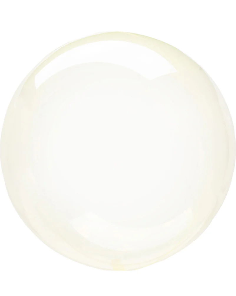 Yellow 50cm Round Latex Balloon