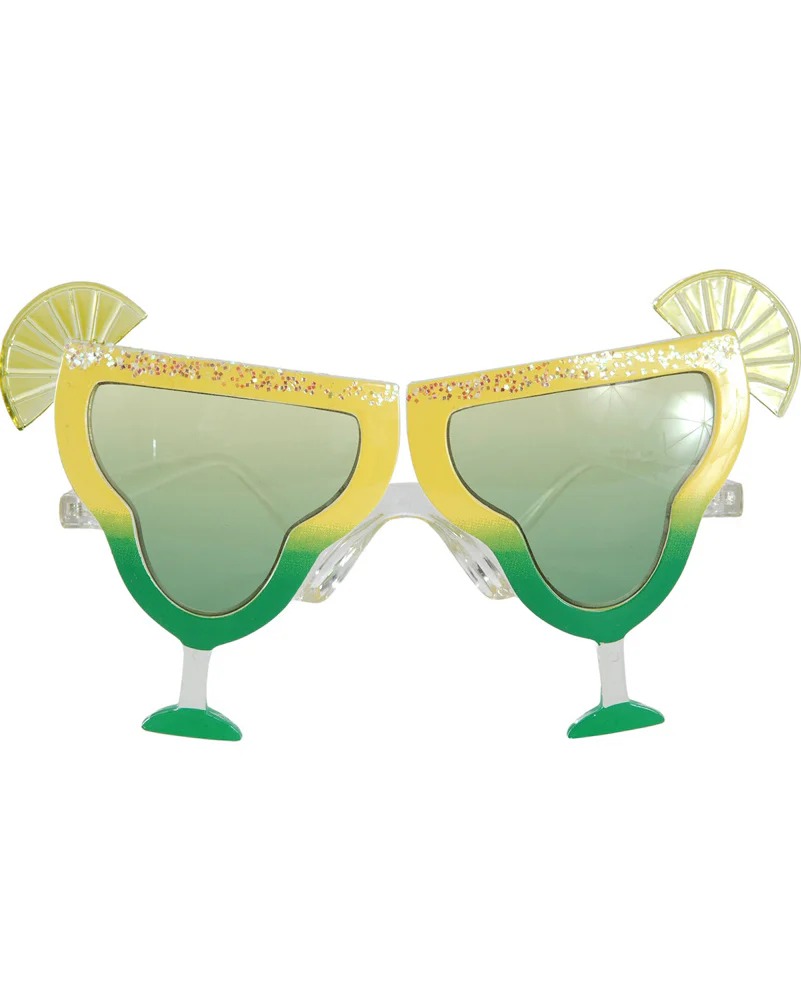 Yellow and Green Margarita Deluxe Glasses - Image 2