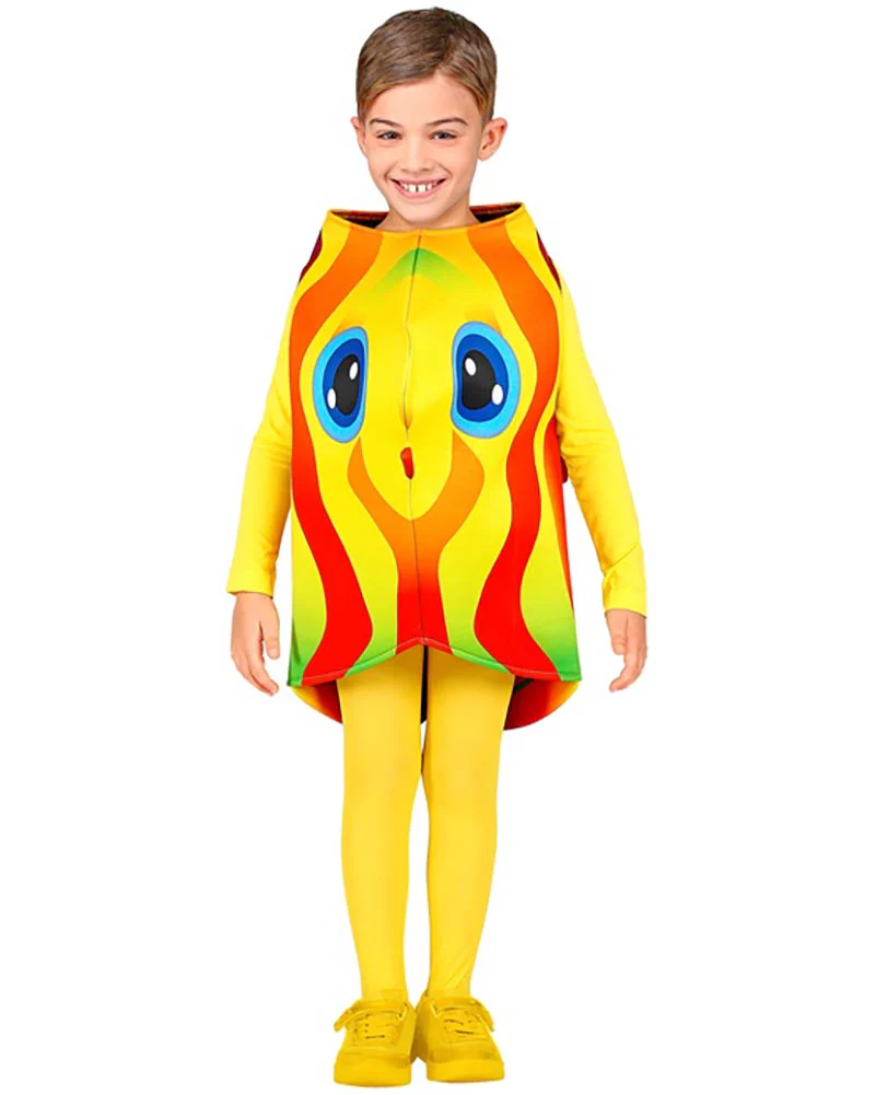 Yellow Tropical Fish Kids Costume - Image 3