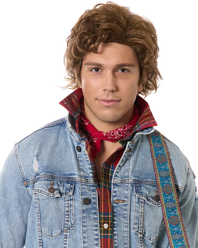 Yes Chef Shaggy Brown Wig - Image 2