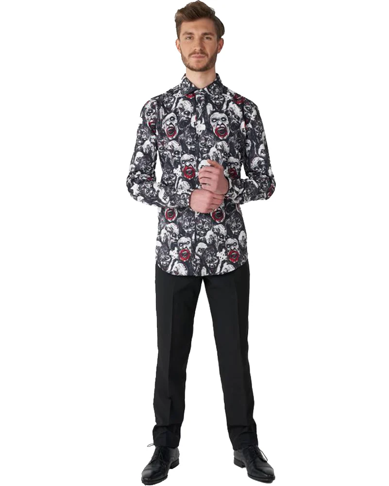 Zombie Characters Mens Shirt - Image 4