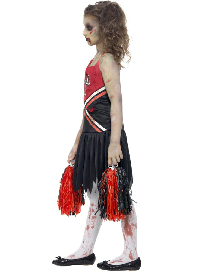 Zombie Cheerleader Girls Costume - Image 2