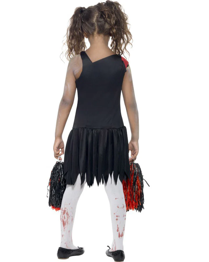 Zombie Cheerleader Girls Costume - Image 3