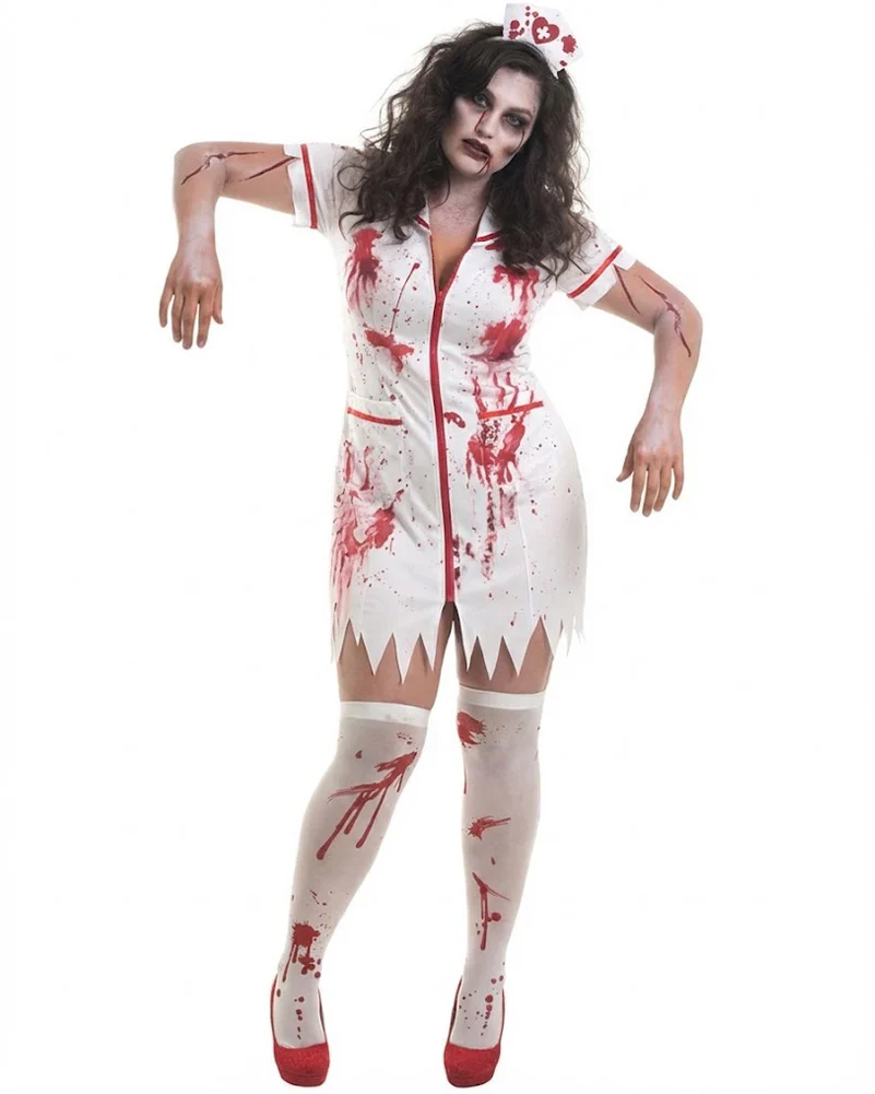 Zombie Nurse Womens Plus Size Costume