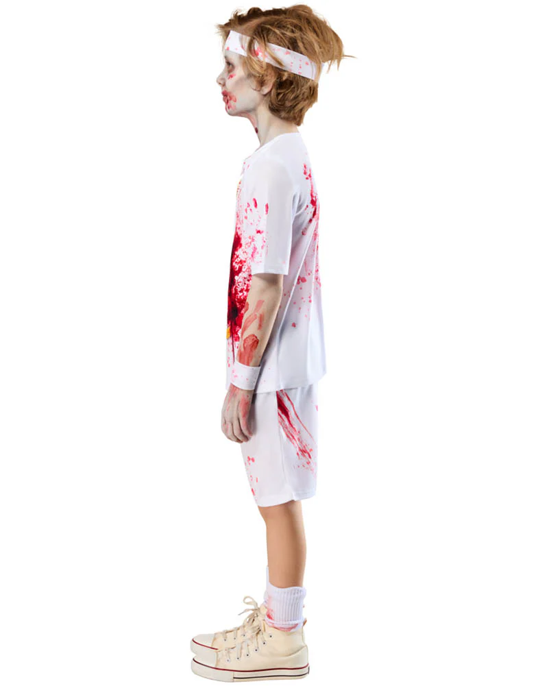 Zombie Rotter Federer Tennis Kids Costume - Image 4